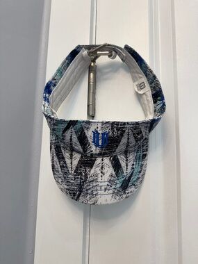 EleVen by Venus Williams White, Black and Blue Patterned Visor